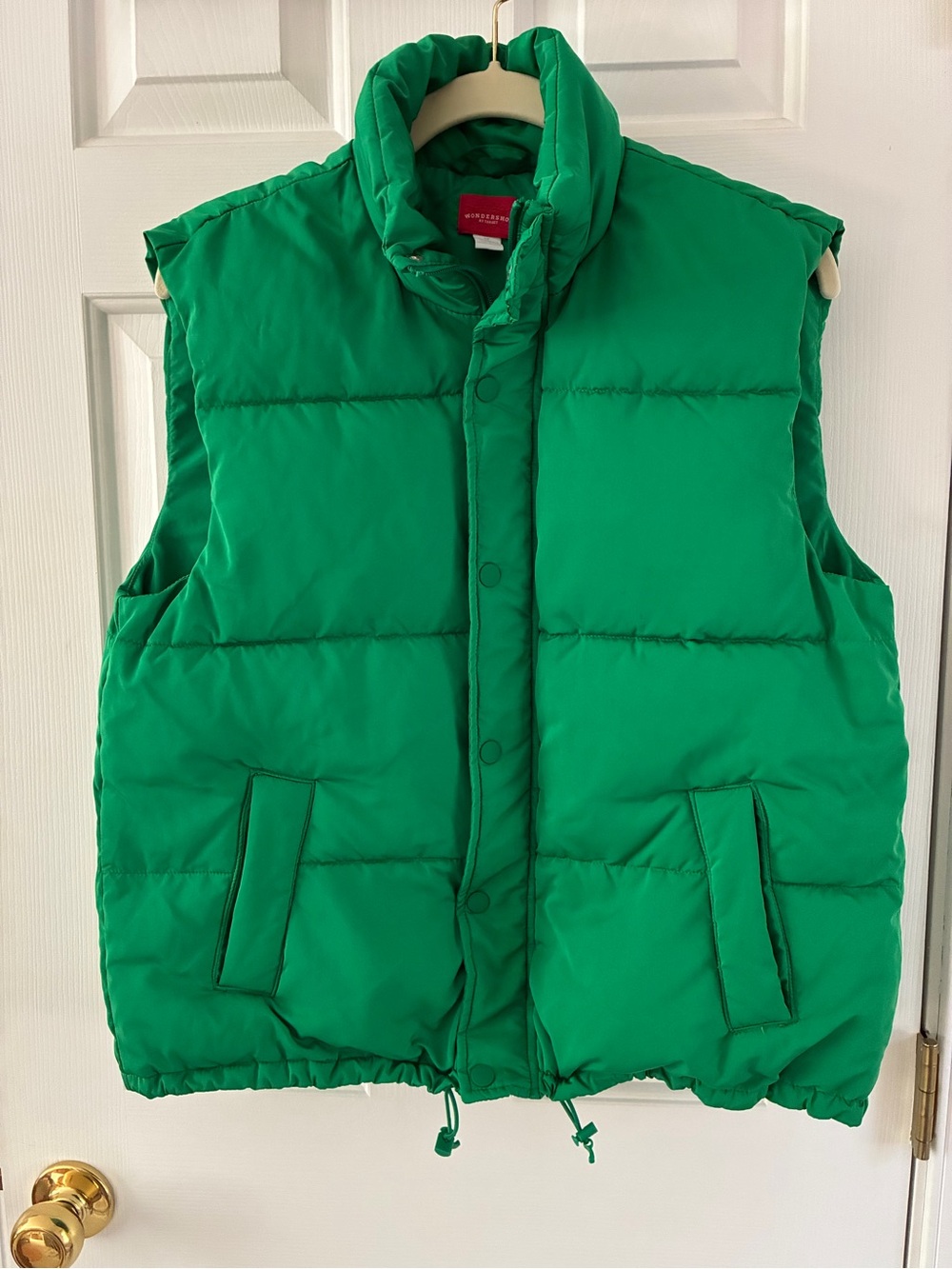 Wondershop Bright Green Quilted Puffer Vest